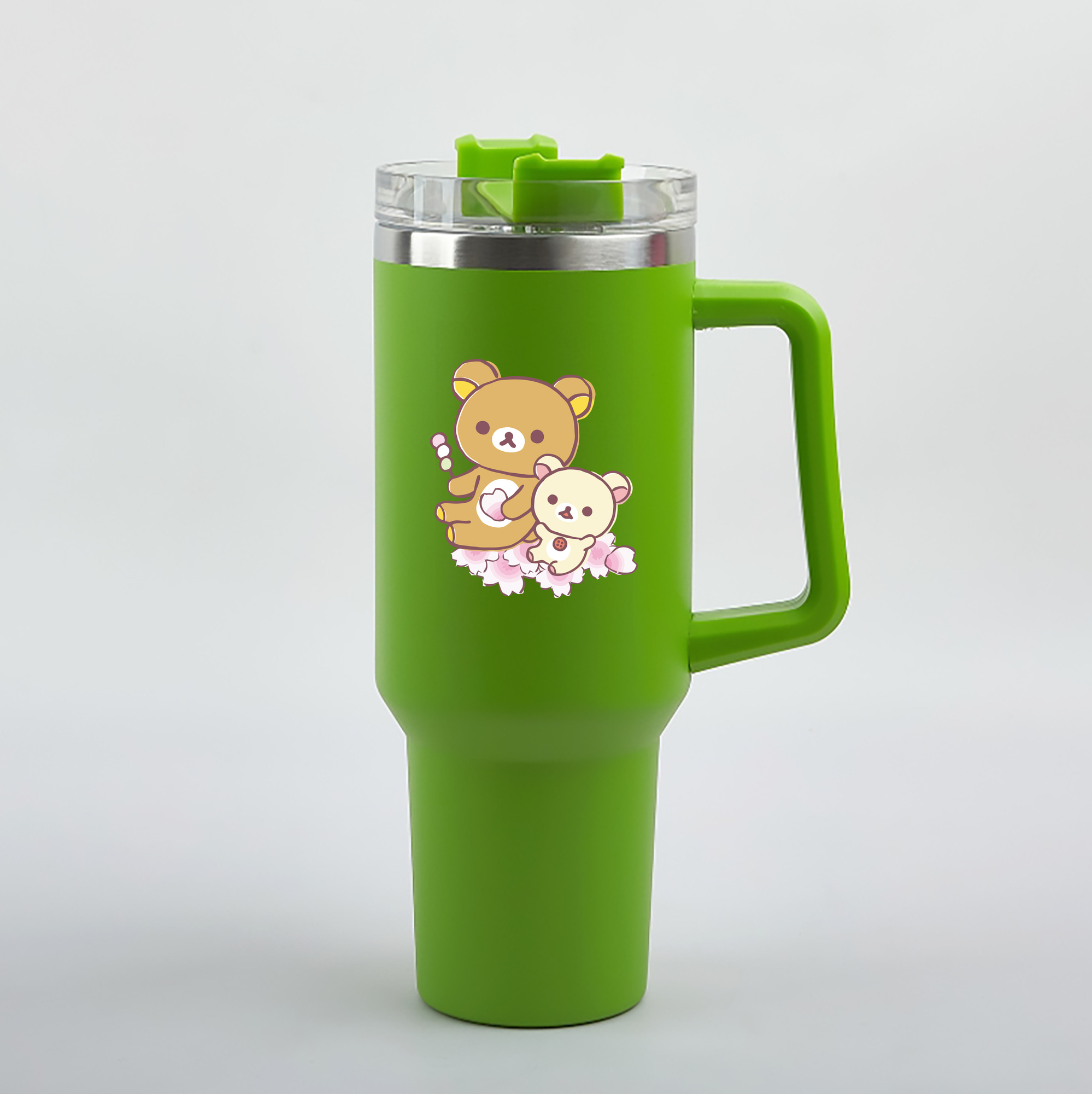 （画像用） リラックマ リラックマ キイロイトリ Rilakkuma Korilakkuma Kiiroitori 1200mL車用タンブラー（カラープリント）